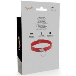 Coquette Collier Coquette avec Anneau Rouge